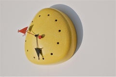 Midcentury Object d'Art Wall Clock, 1950s Germany