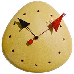 Midcentury Object d'Art Wall Clock, 1950s Germany