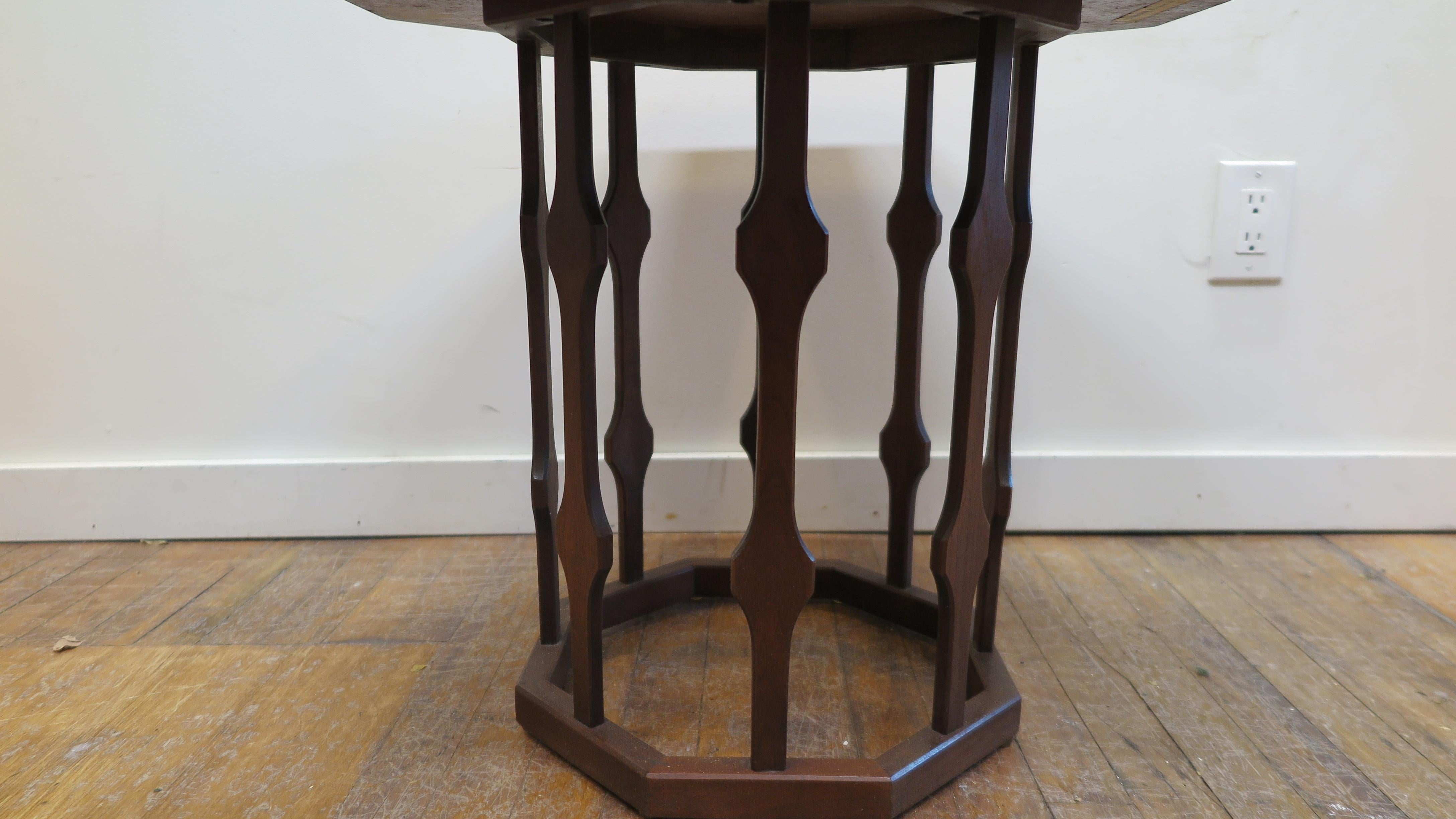 Mid-Century Modern Midcentury Octagon Table