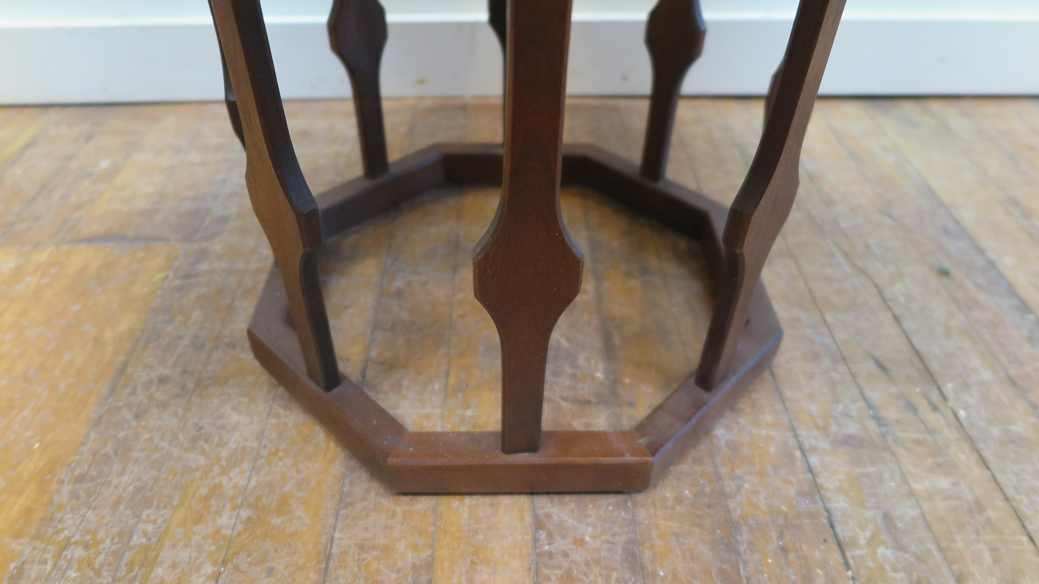 Midcentury Octagon Table In Good Condition In New York, NY