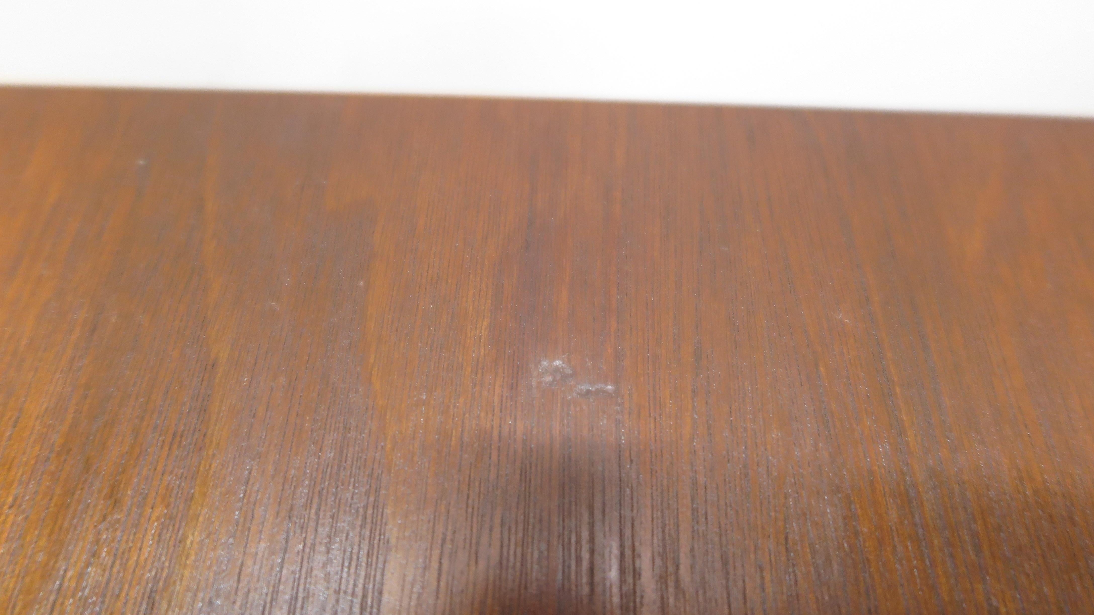 Walnut Midcentury Octagon Table