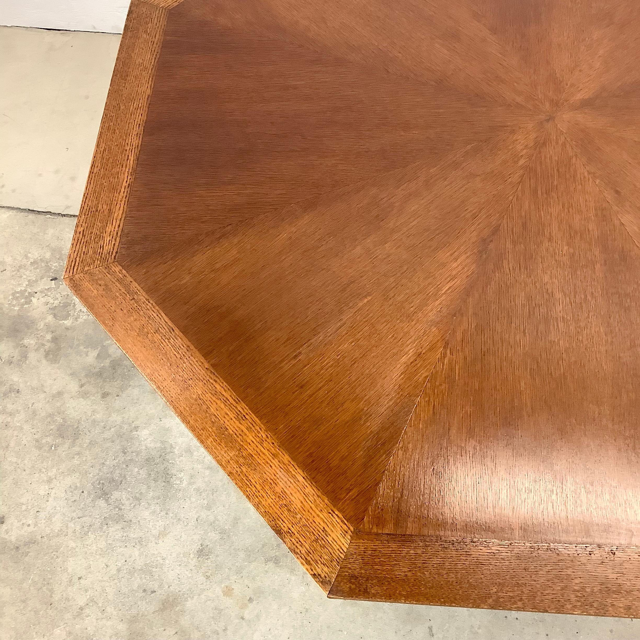 Midcentury Octagonal Game Table or Dining Table- Attributed to Harvey Probber 1