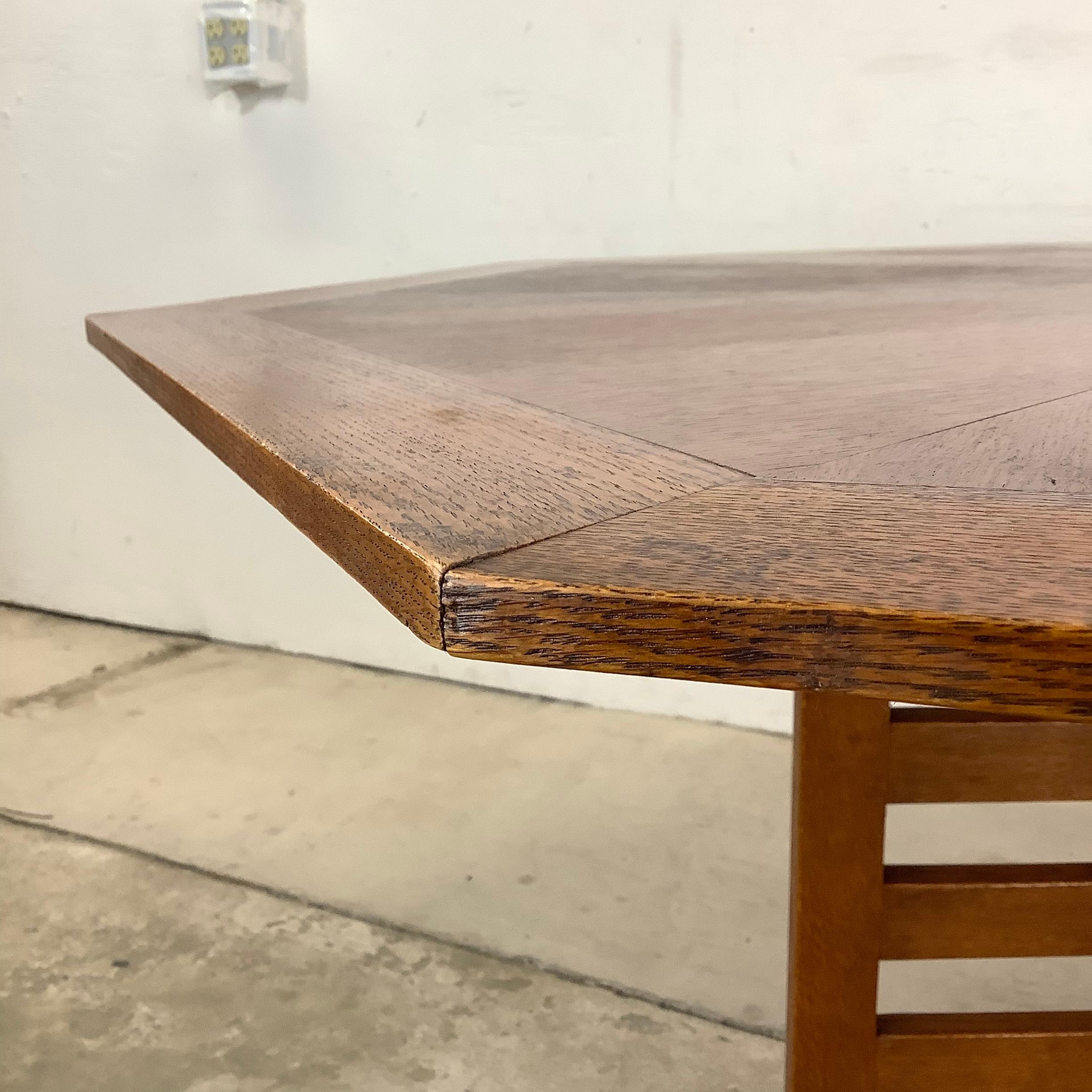 Midcentury Octagonal Game Table or Dining Table- Attributed to Harvey Probber 4