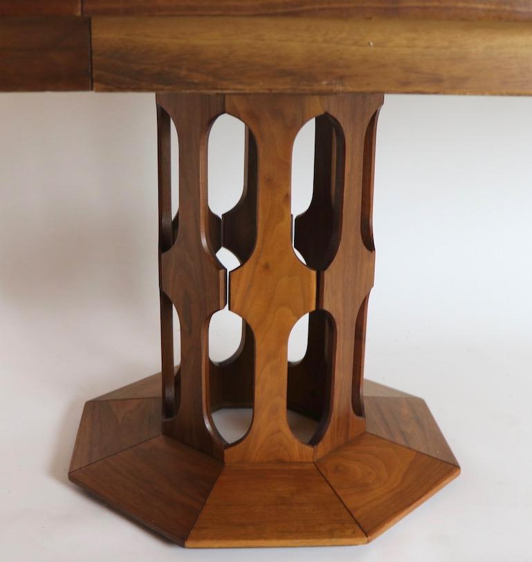 Mid-Century Modern Mid Century Octagonal Inlay Dining Table by Foster, McDavid