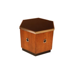 Midcentury Octagonal Side Table