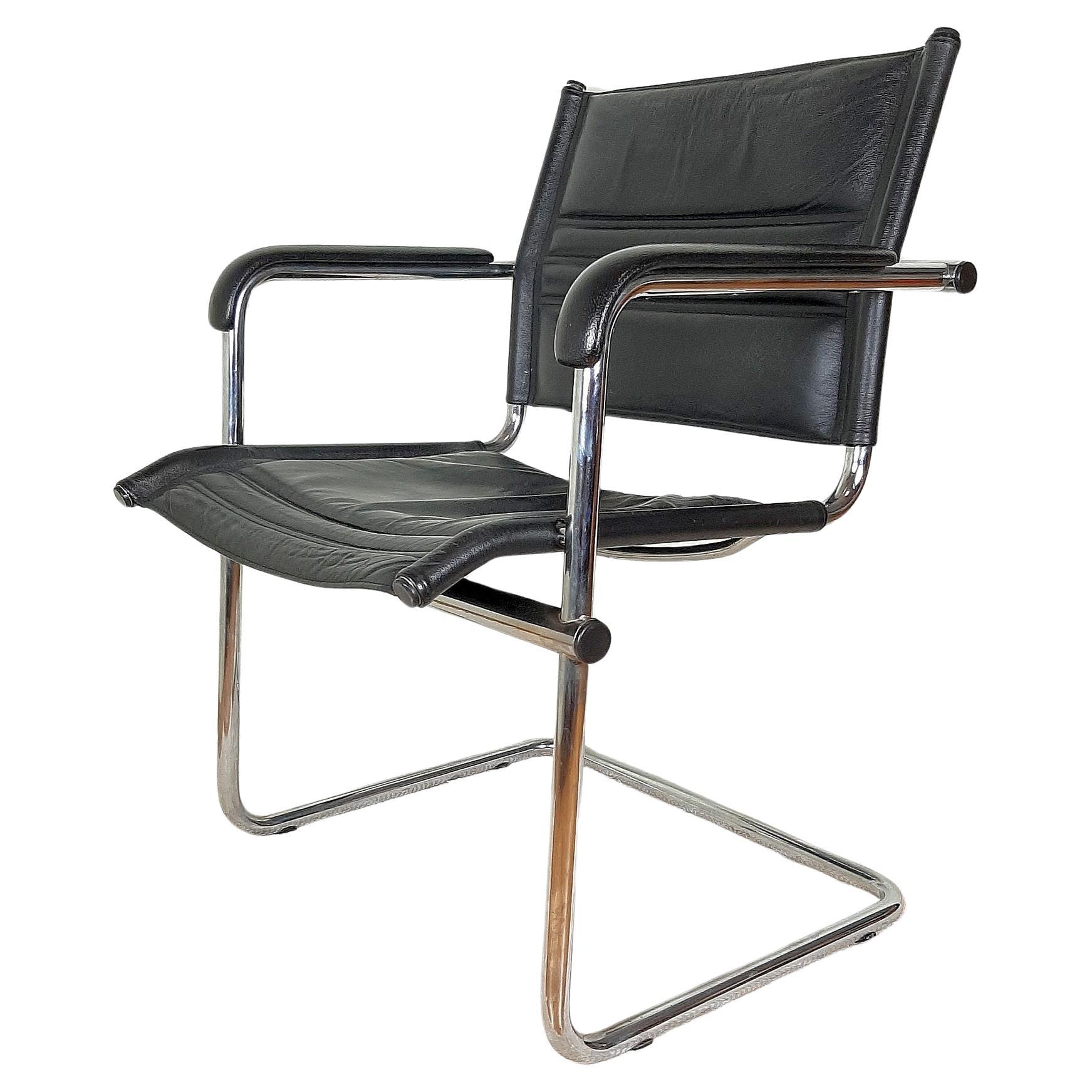 Mid-century Office Chair Style Bauhause, Yugoslavia 1980s Design by Mart Stam