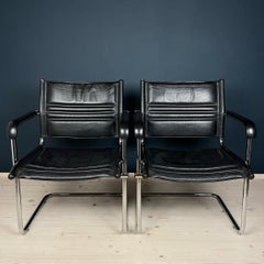 Mid-century Office Chairs by Stol Kamnik Bauhause Style 1980s Set of 2