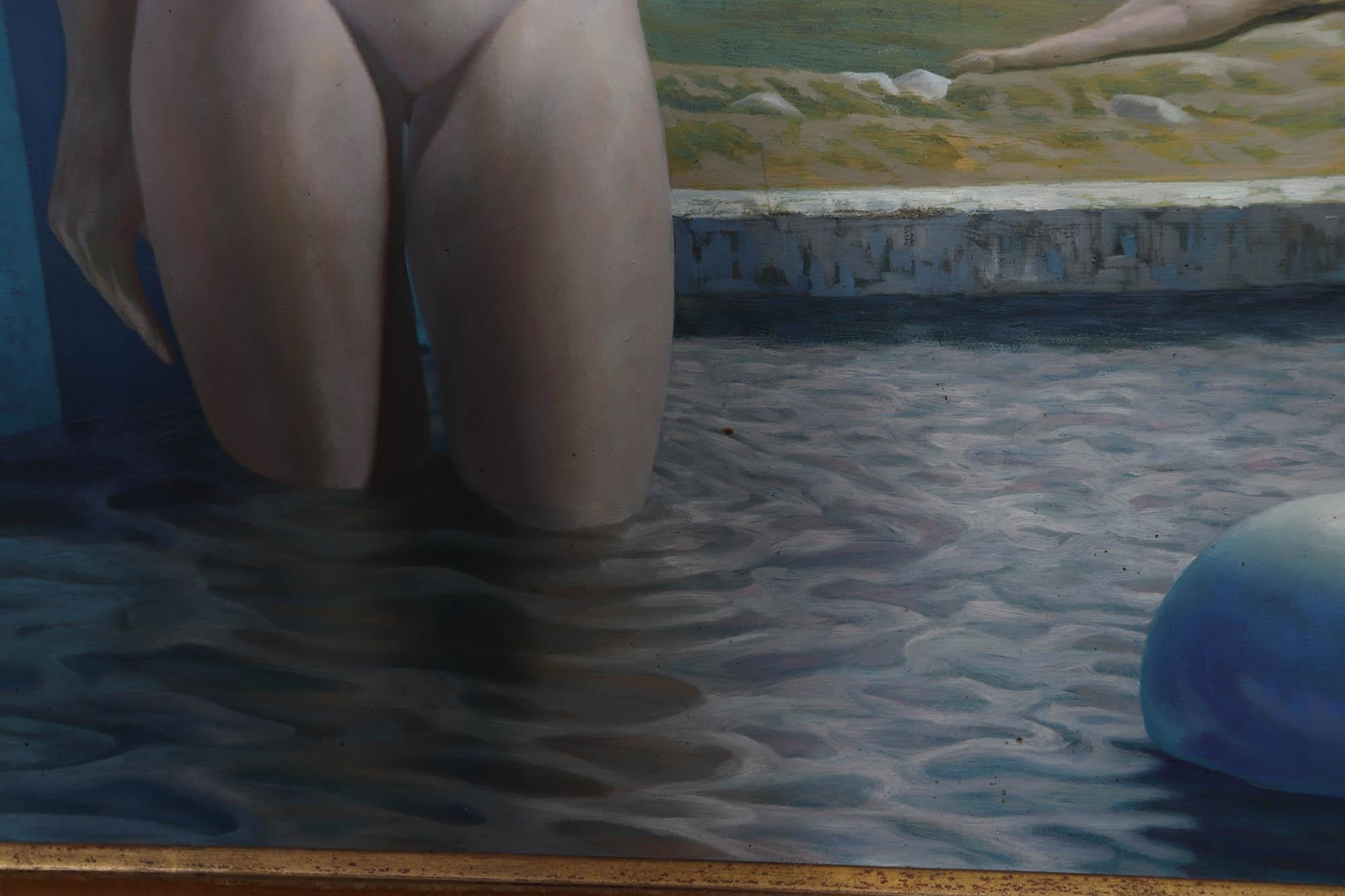 Mid Century Oil on Board by Arthur Maria Rener For Sale 1
