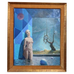 Óleo sobre tabla de mediados de siglo de Arthur Maria Rener