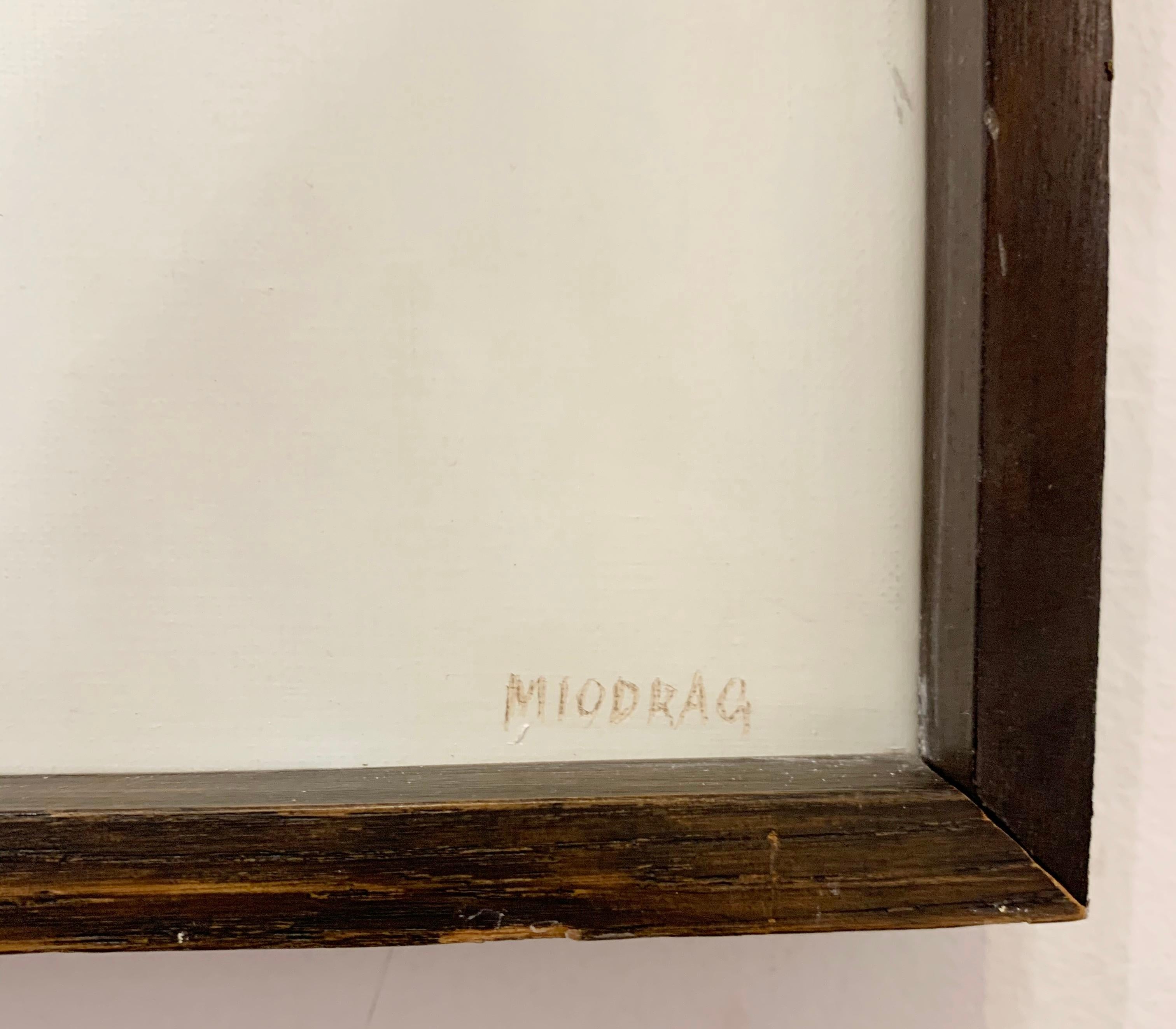 Óleo sobre lienzo de mediados de siglo de Dordevic Miodrag, Serbia, 1970 finales del siglo XX en venta