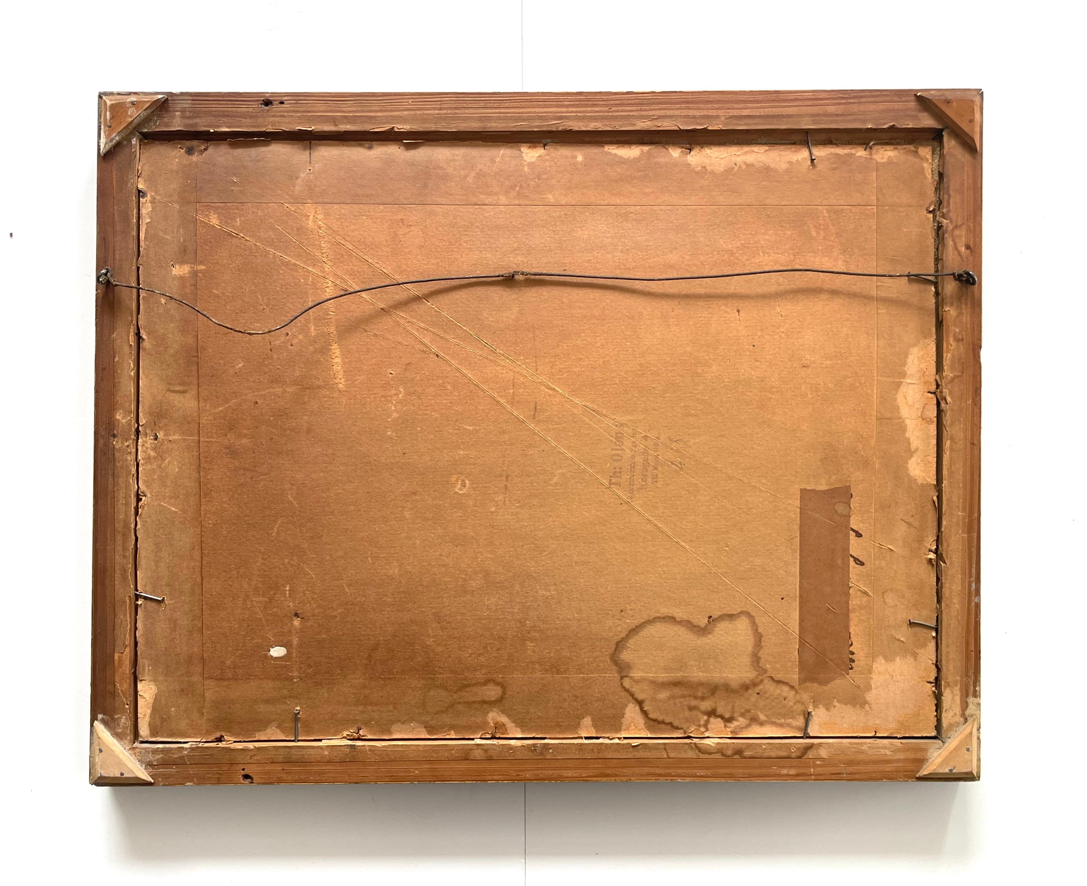 Quadro d'epoca danese di metà secolo, olio su tela, raffigurante un tumulo funerario a Kalundborg in vendita 3