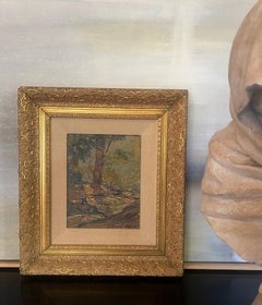 Mid Century Oil Painting by Angelo Charles Scibetta, c. 1940's