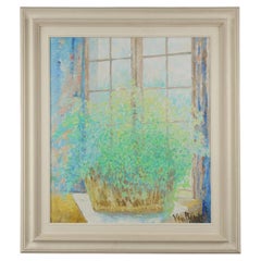 Mid-century Oil Painting by Belgian artist Theo van Rintel, ca. 1960