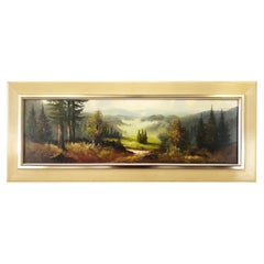 1940s Mid-Century Oil Painting by Hermann Urban 1970s Frame, Germany