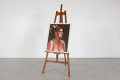 Mid-Century Oil Painting of a Woman by David Park, Framed