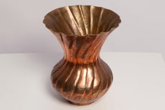 Mid Century Old Brass Vase, Italy, 1960s