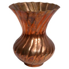 Mid Century Old Brass Vase, Italy, 1960s