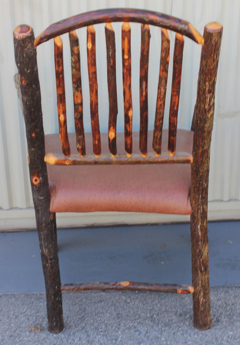 Mid Century Old Hickory Table and Five Chairs at 1stDibs