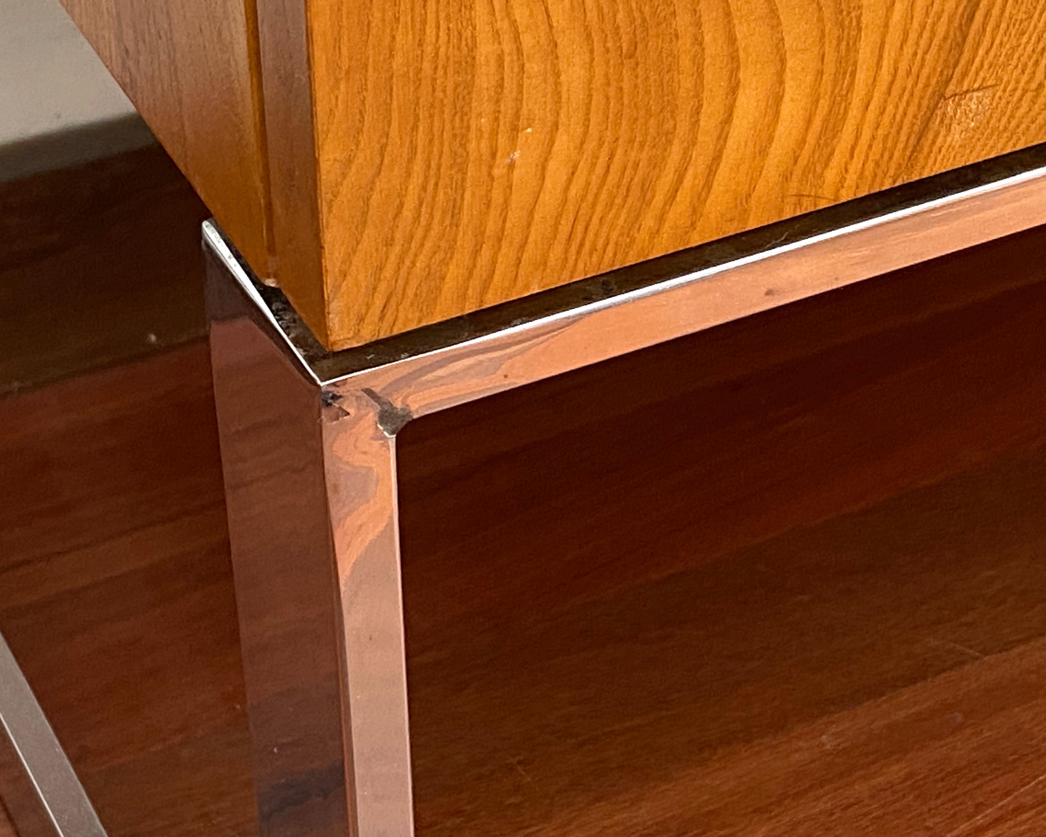 Mid century Olive burl credenza by Milo Baughman for Thayer Coggin in vendita 4