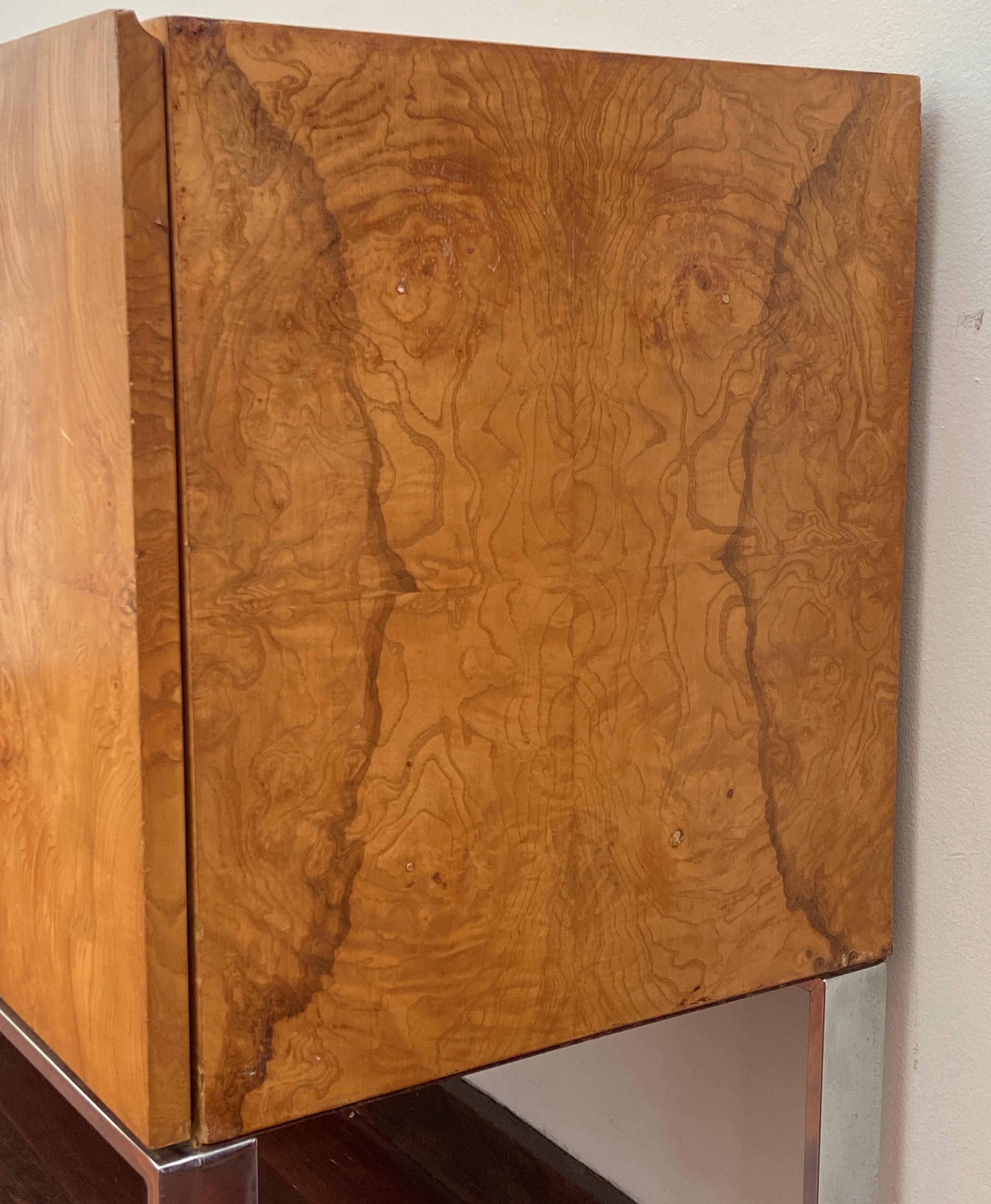 Mid century Olive burl credenza by Milo Baughman for Thayer Coggin in vendita 5