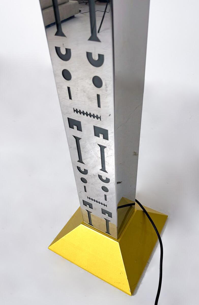 Lámpara de pie Ollo de mediados de siglo de Alessandro Mendini para Alchimia Design, 1988 Italiano en venta