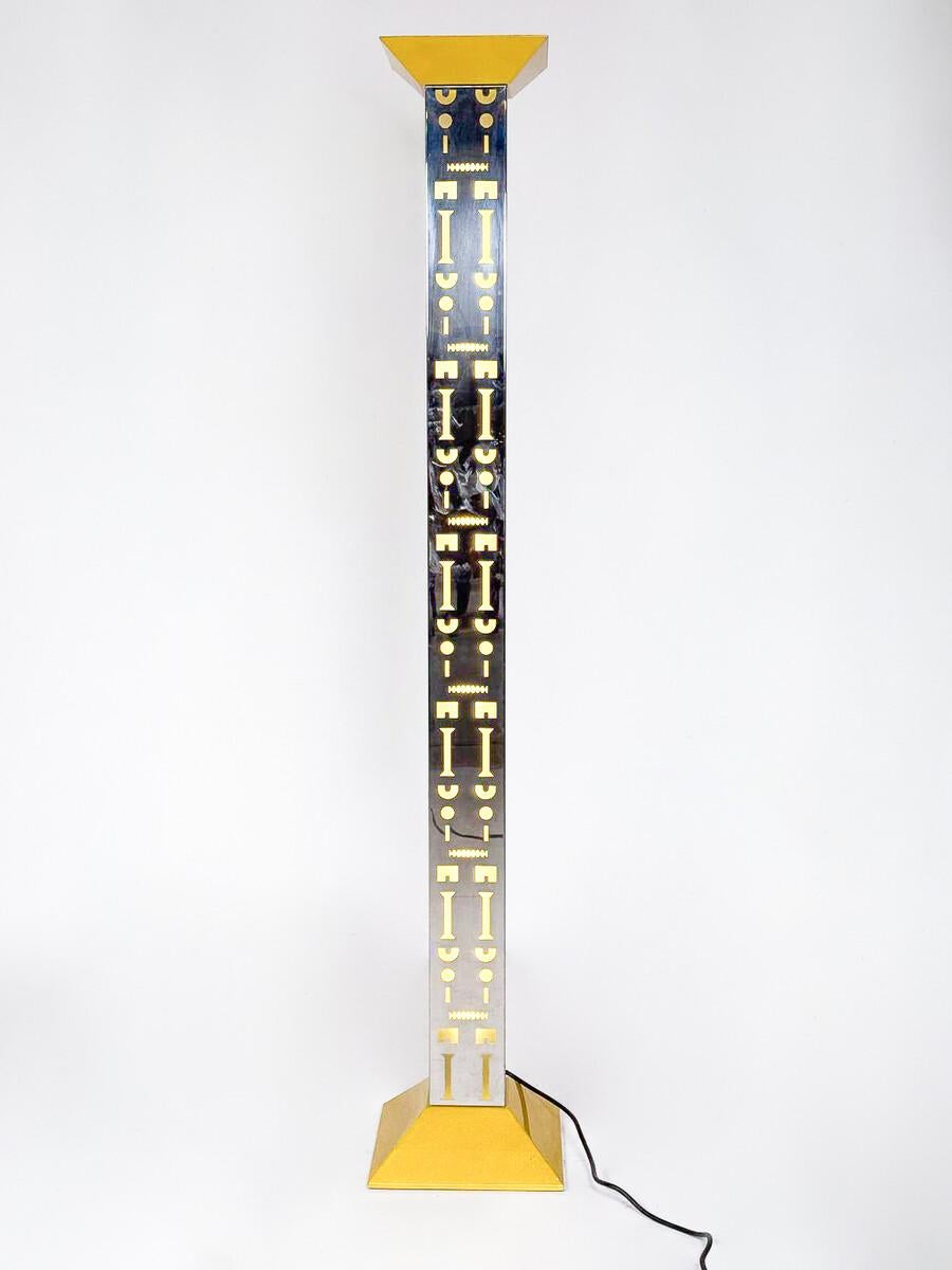 Lámpara de pie Ollo de mediados de siglo de Alessandro Mendini para Alchimia Design, 1988 en Bueno estado para la venta en Brussels, BE