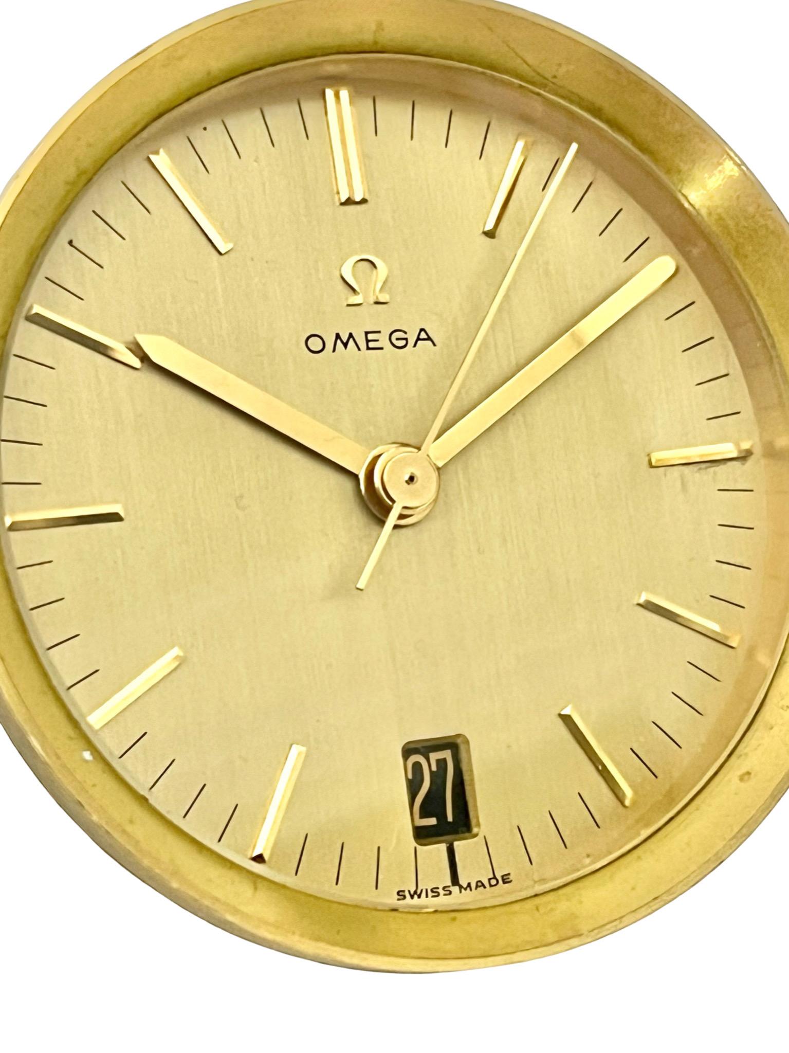 Omega Mid Century Electro-Mechanical 'Rocketline' Desk Clock  In Good Condition In London, GB