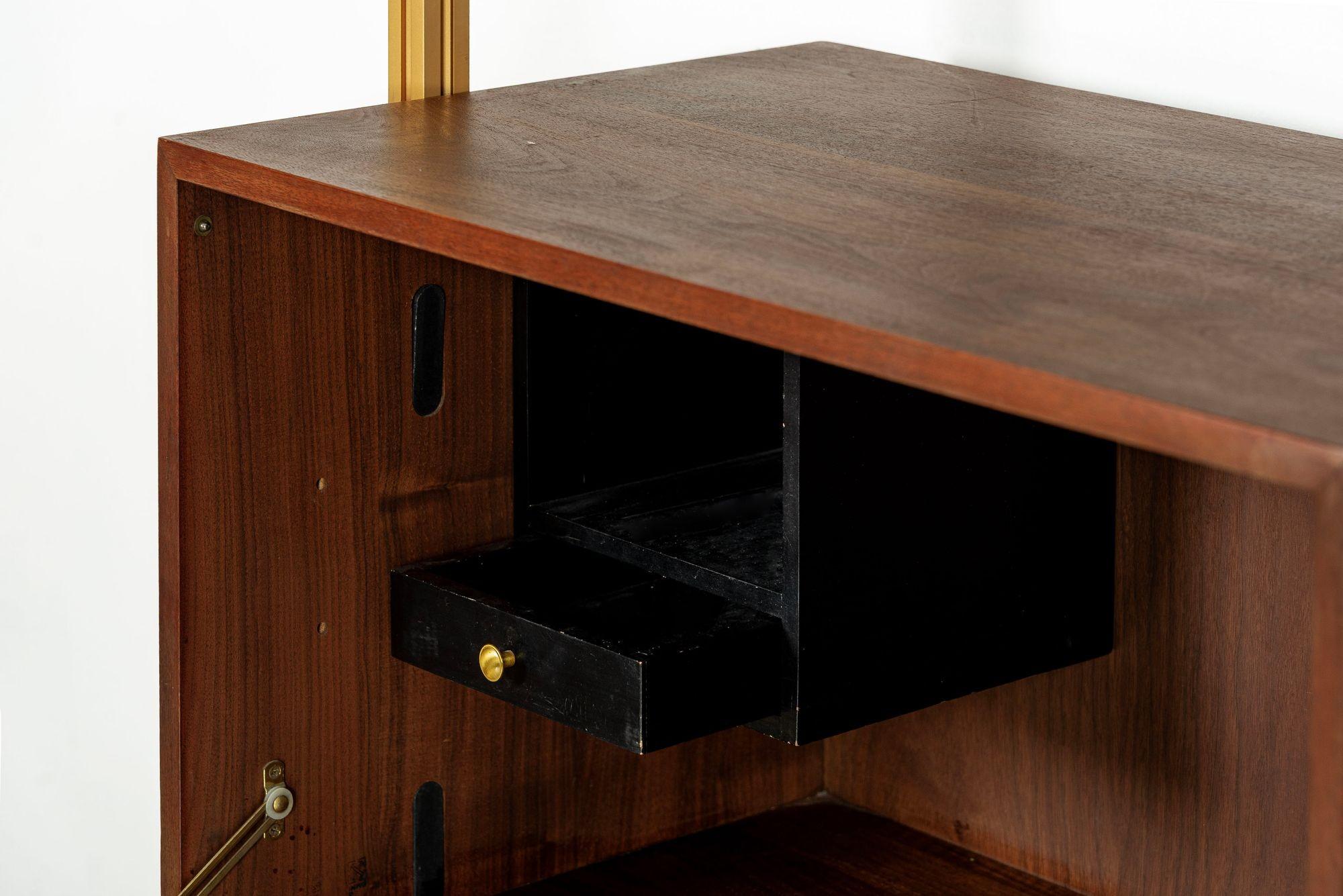 Scaffalatura e libreria modulare Omni Wood di George Nelson, metà secolo. in vendita 3