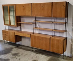 Mid Century Omnia Schrankwand von Ernst Dieter Hilker:: 1960er Jahre