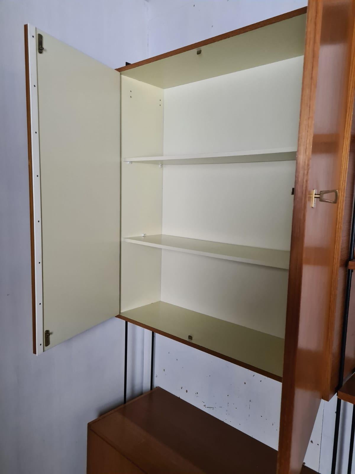 Omnia Wandschrank von Ernst Dieter Hilker, 1960er Jahre (Mitte des 20. Jahrhunderts)