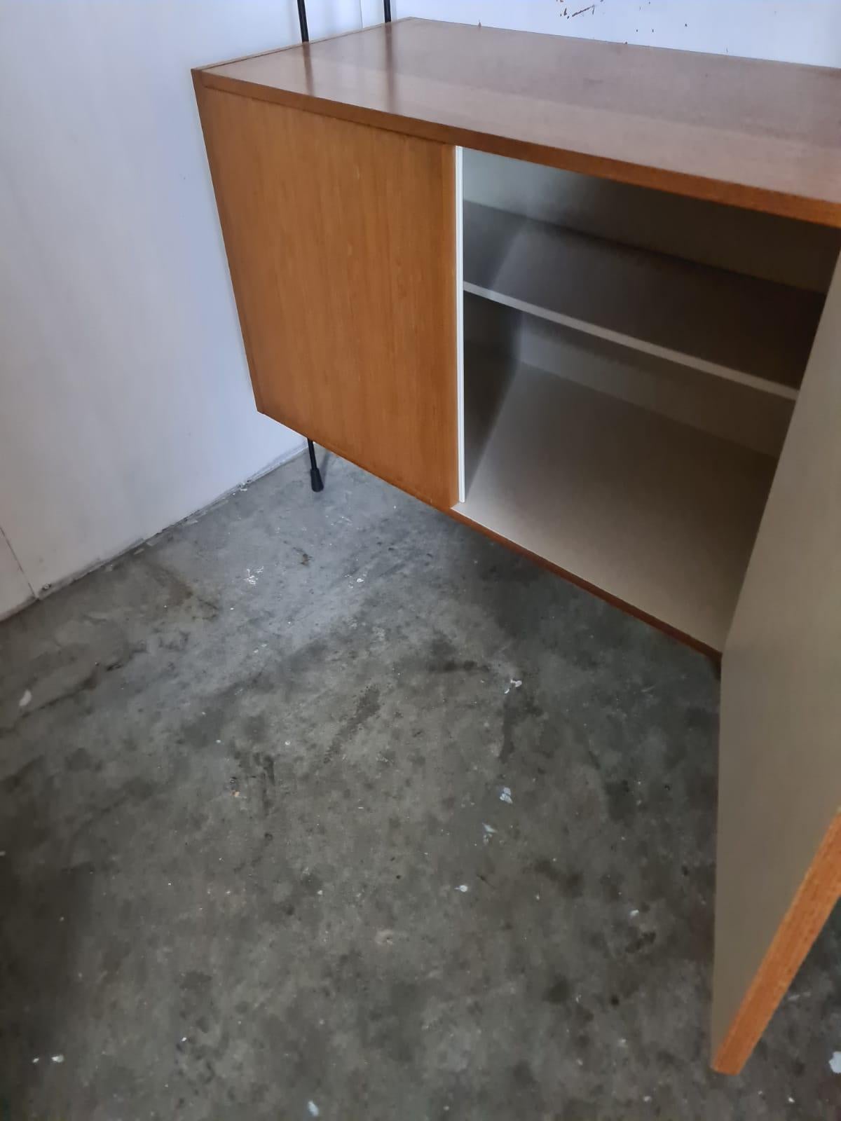 Omnia Wandschrank von Ernst Dieter Hilker, 1960er Jahre (Teakholz)
