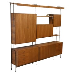 Omnia-Wandschrank von Ernst Dieter Hilker, Mid-Century, 1960er Jahre