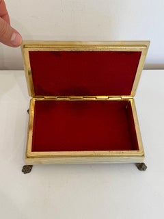 Onyx-Box aus der Jahrhundertmitte, hergestellt in Italien, 1950er Jahre