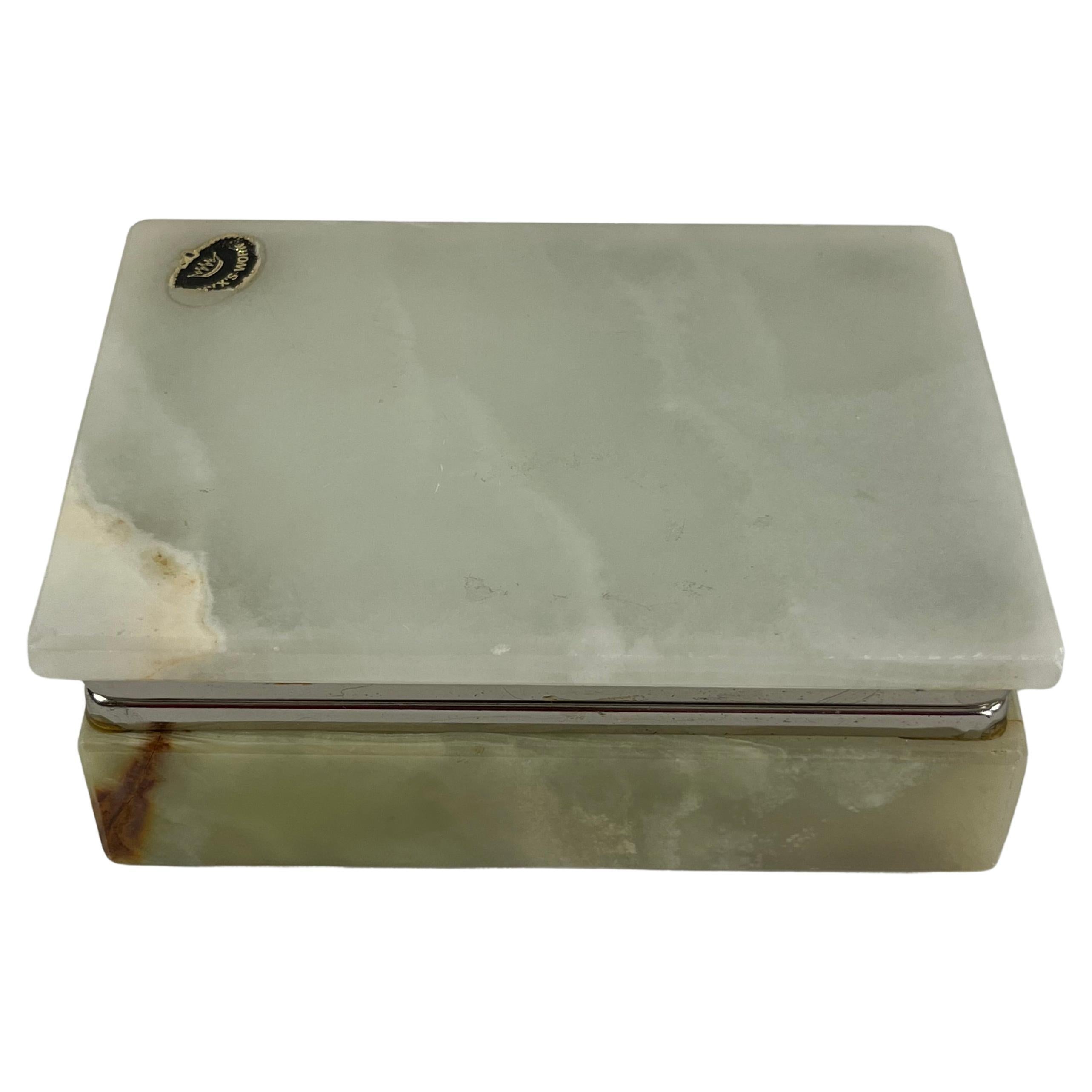 Caja de ónice de mediados de siglo, Made in Italy, años 50