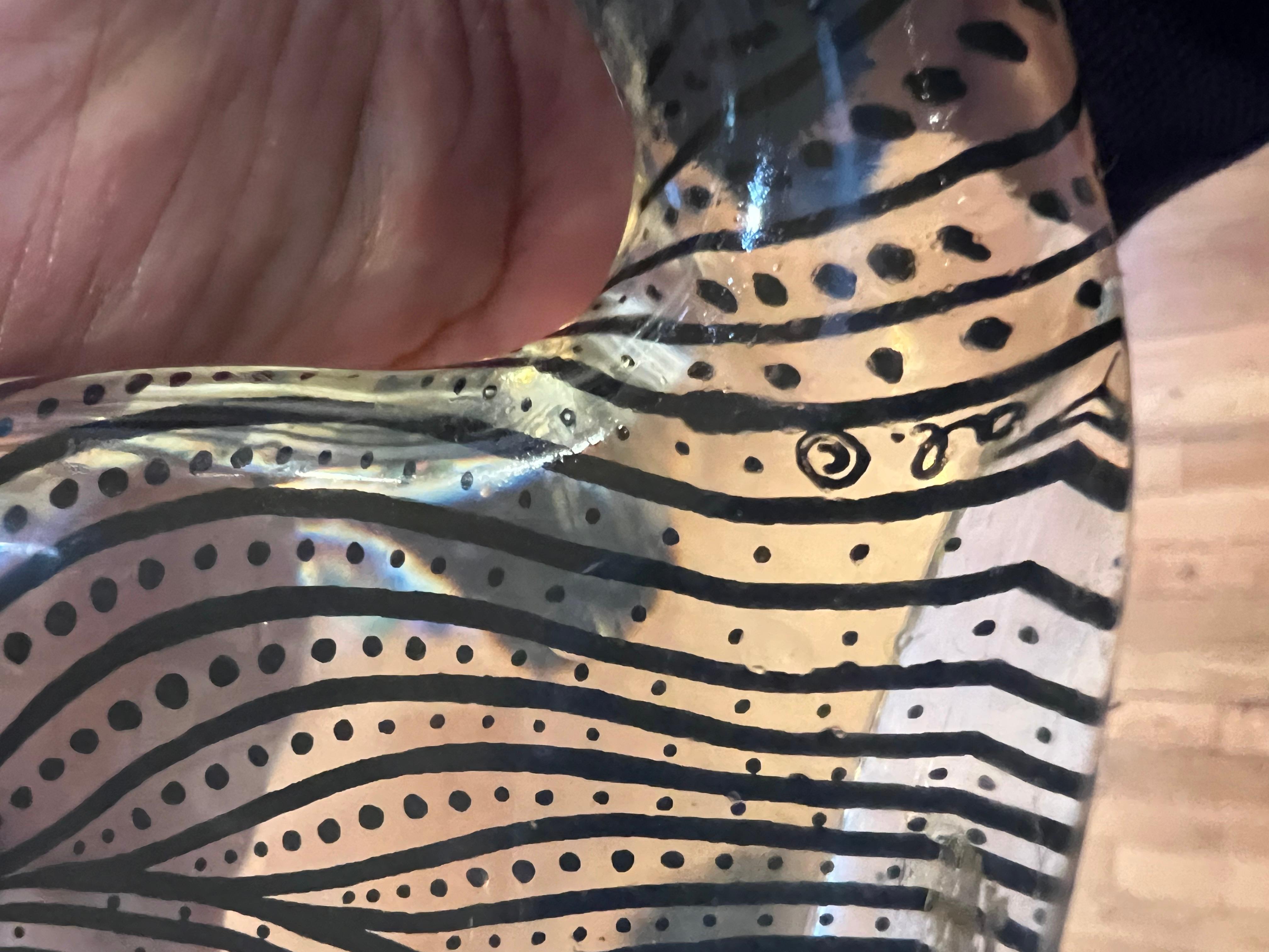 Escultura de gato de lucita Op-Art de mediados de siglo del artista Abraham Palatnik Firmada en Excelente estado para la venta en San Diego, CA