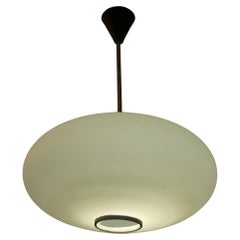 Mid-Century Opal Glass Ceiling Lamp by Stilnovo, Italy, 1960s