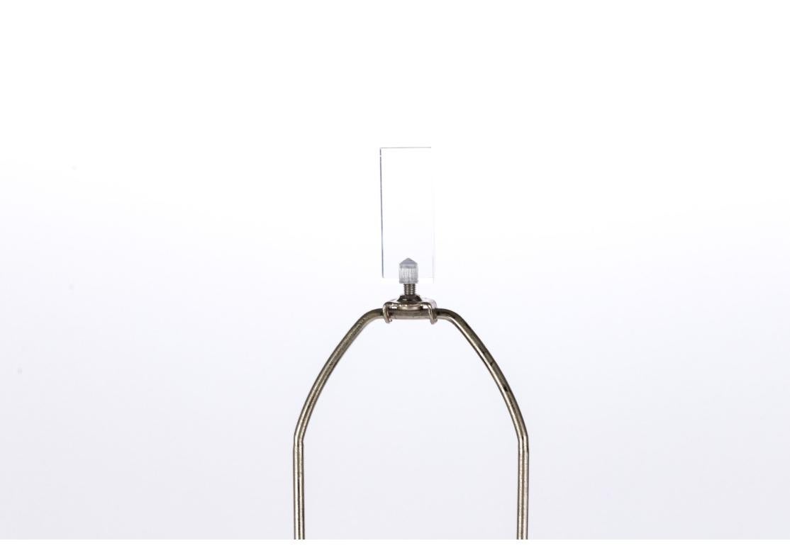Mid-Century moderno Lampada da tavolo in lucite ottica del metà secolo in vendita