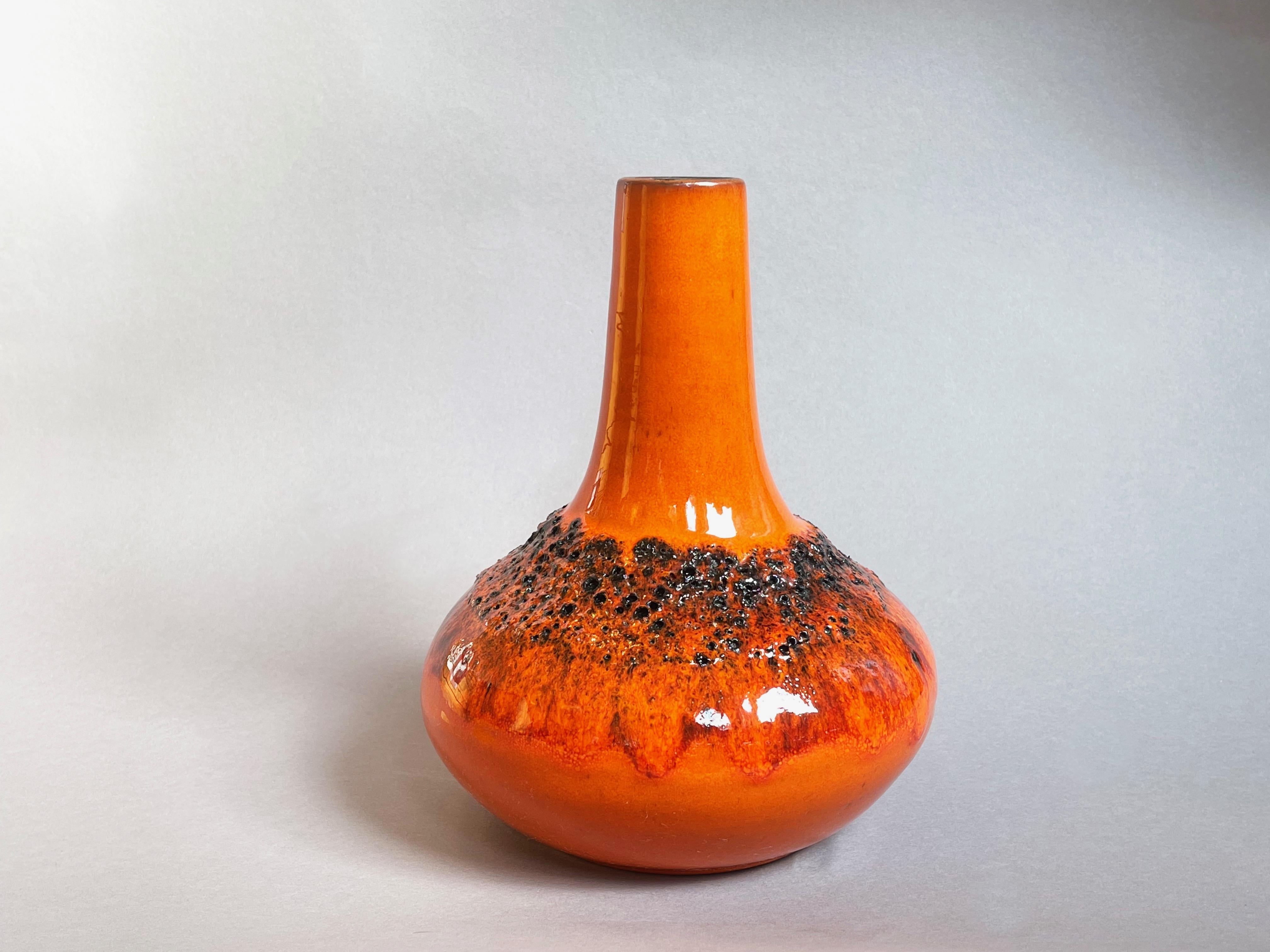 West Germany in the 1960s: the so called ''fat lava'' style origins here, in Höhr-Grenzhausen and surrounding pottery studios. Fat lava glazes becoming one of the most popular ceramic art objects at the time worldwide, and now being