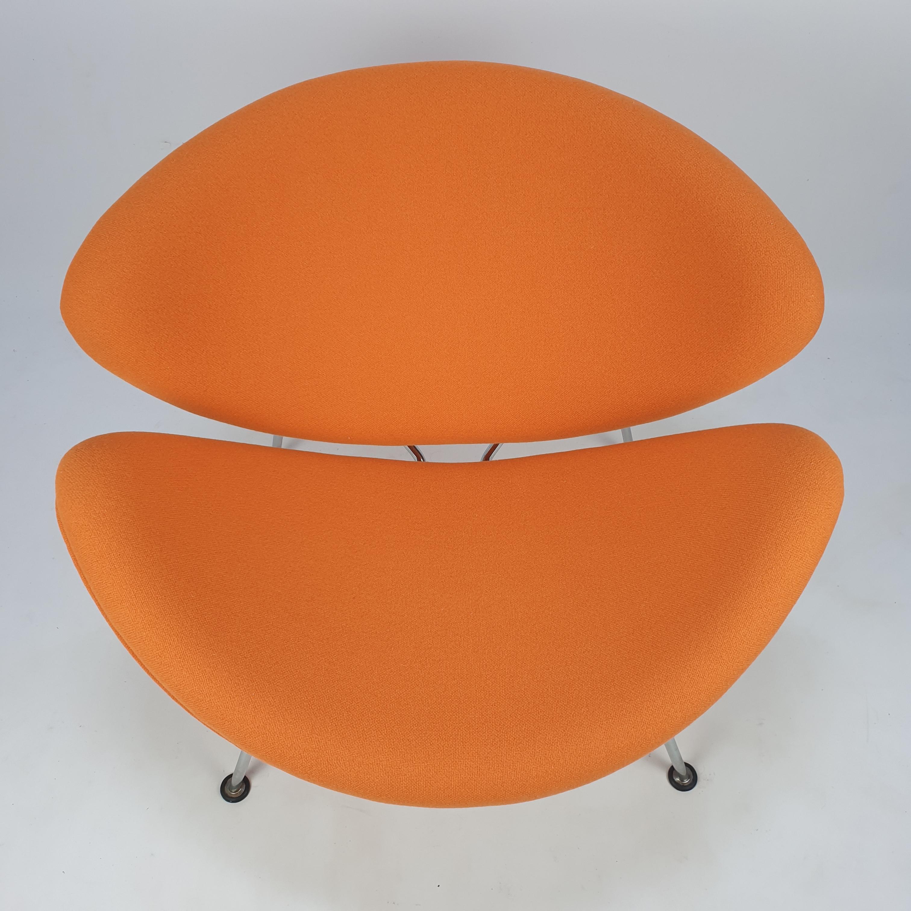 Late 20th Century Mid Century Orange Slice Chair by Pierre Paulin for Artifort, 1980s