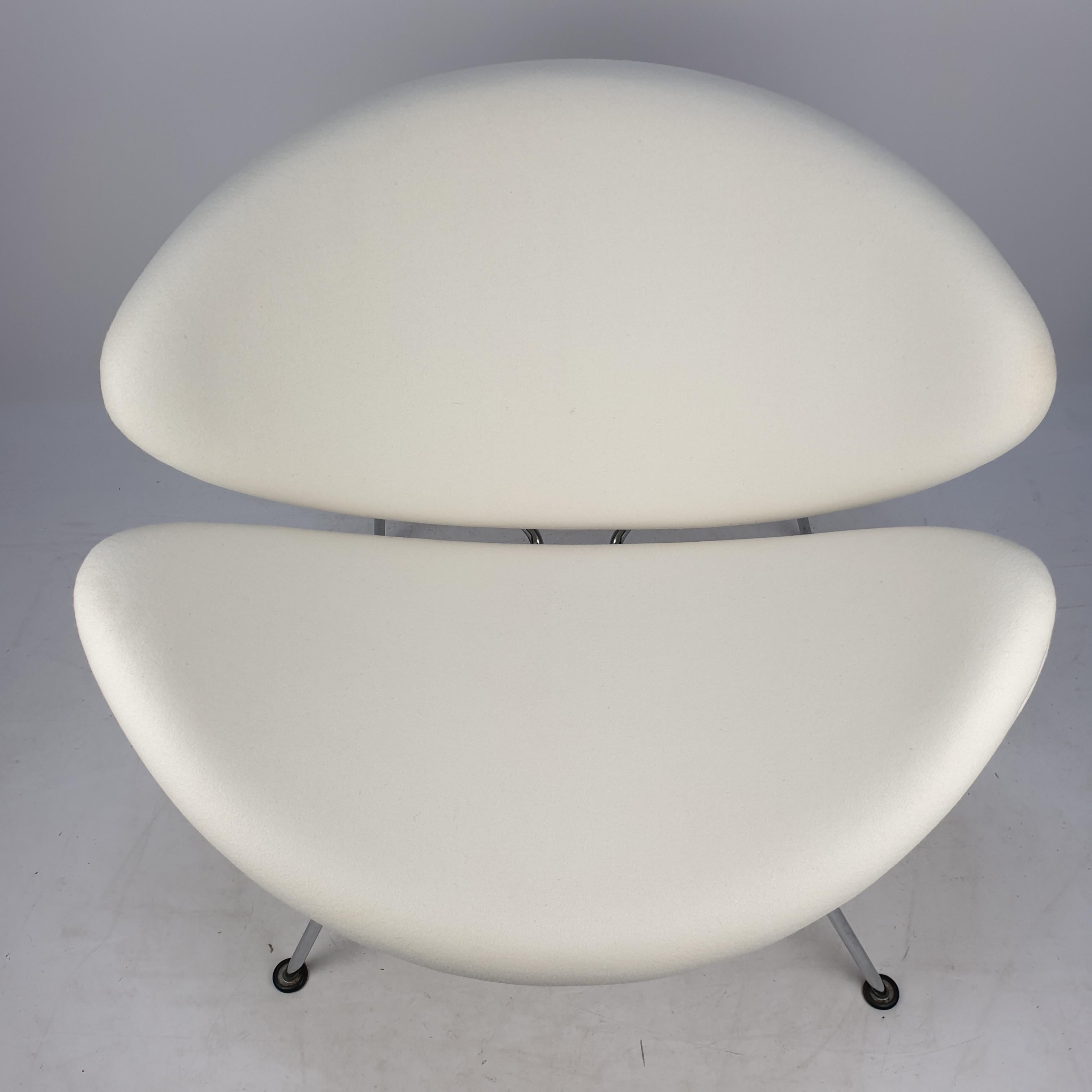 Late 20th Century Mid Century Orange Slice Chair by Pierre Paulin for Artifort, 1980s For Sale