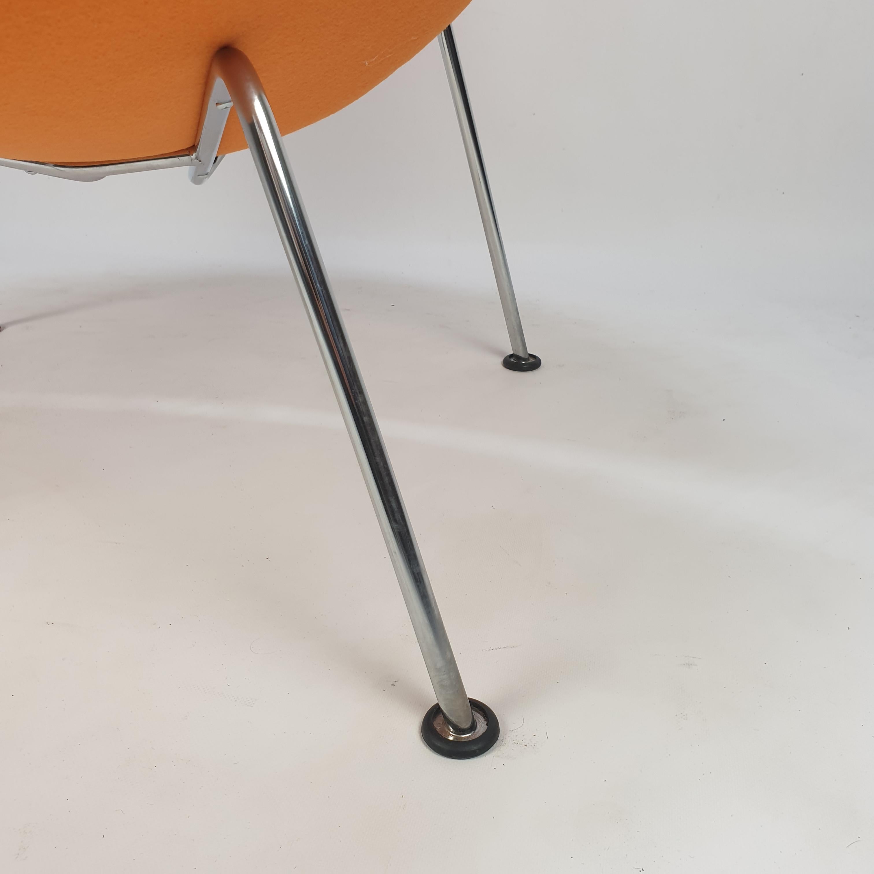 Metal Mid Century Orange Slice Chair by Pierre Paulin for Artifort, 1980s