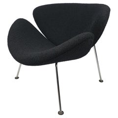 Silla Slice Naranja Mid Century de Pierre Paulin para Artifort, años 80