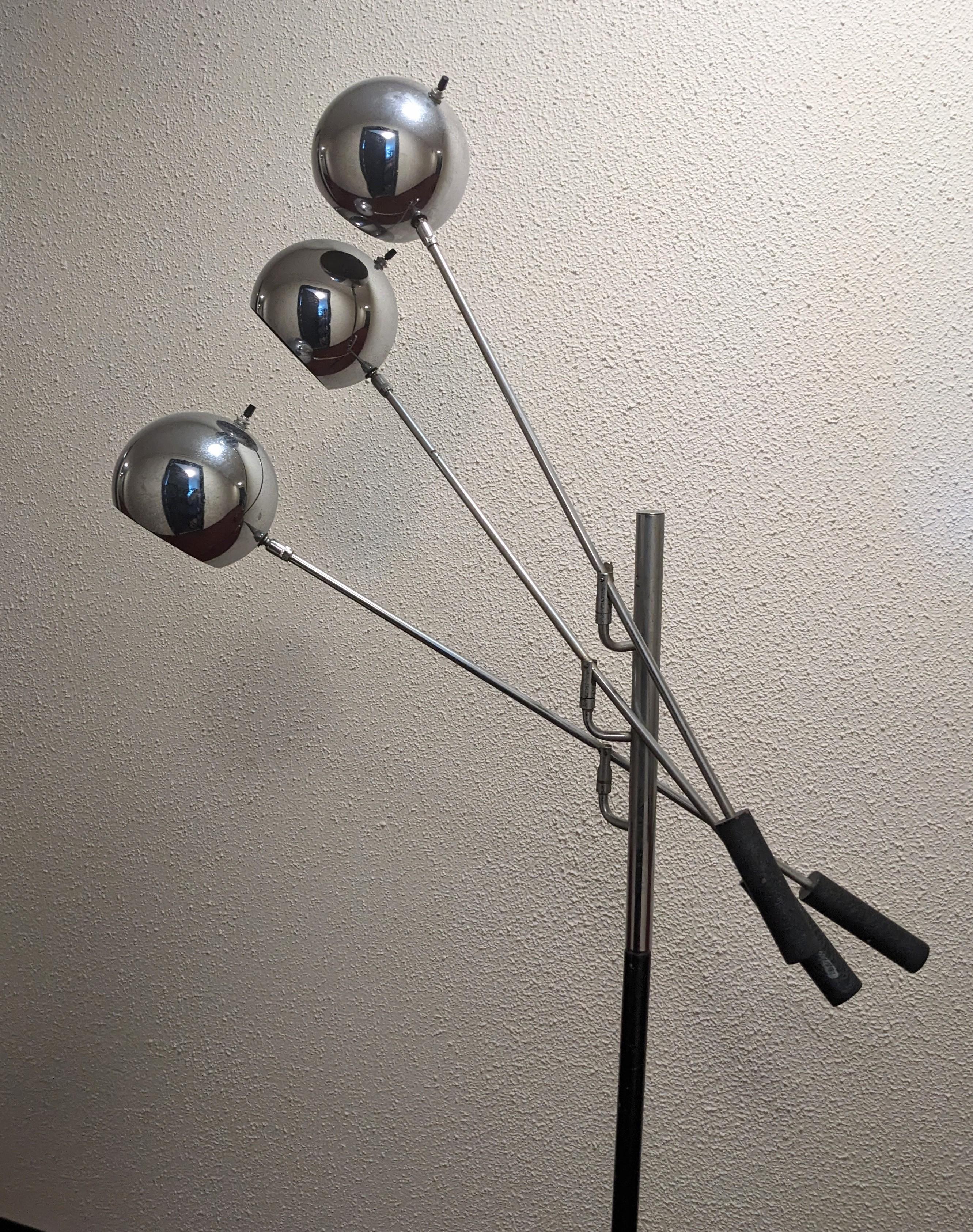 American Mid Century Orbiter Lamp, Robert Sonneman For Sale