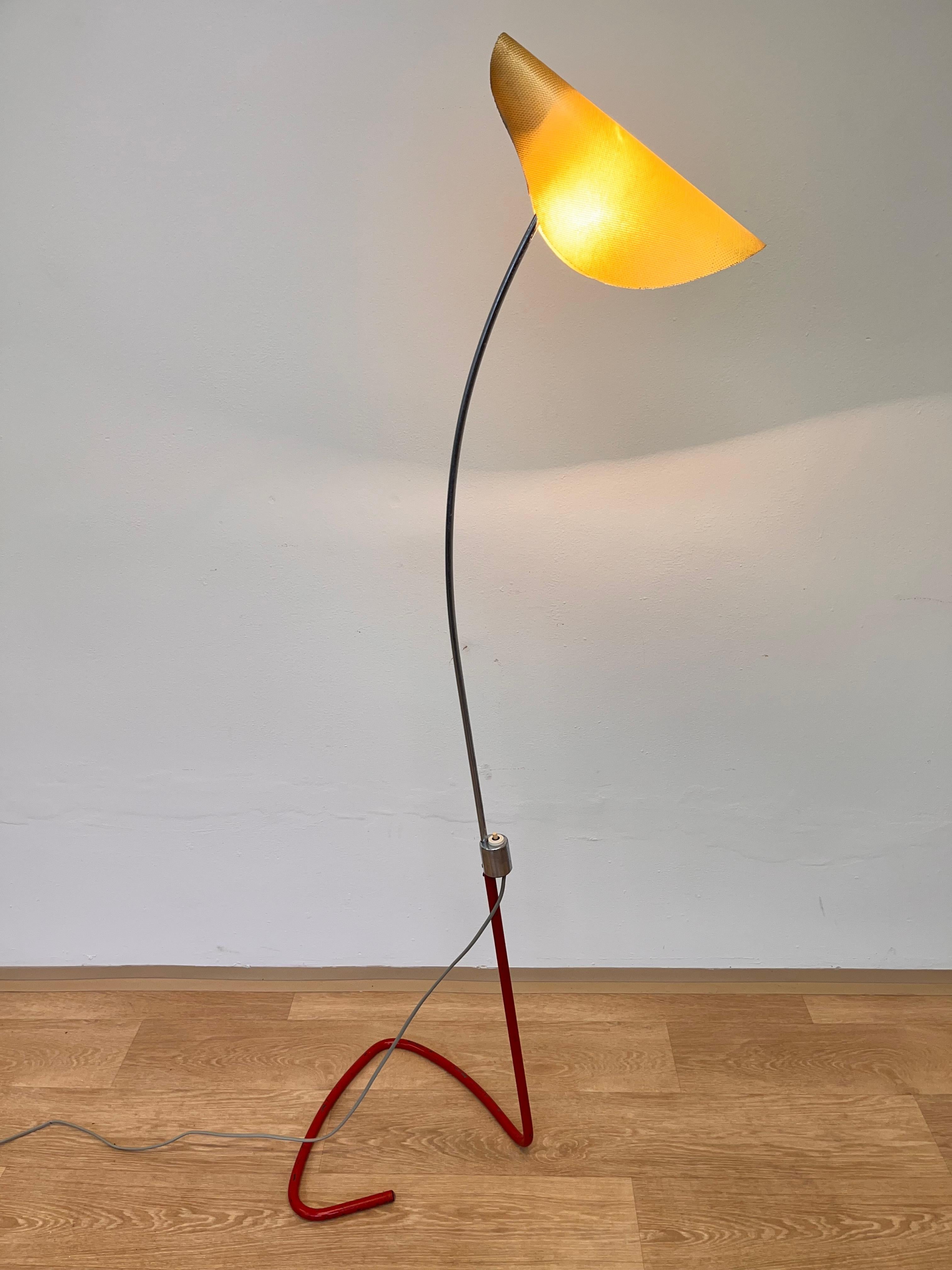 Mid-Century moderno Lampada da terra di design organico di Josef Hůrka, 1960 / Napako in vendita