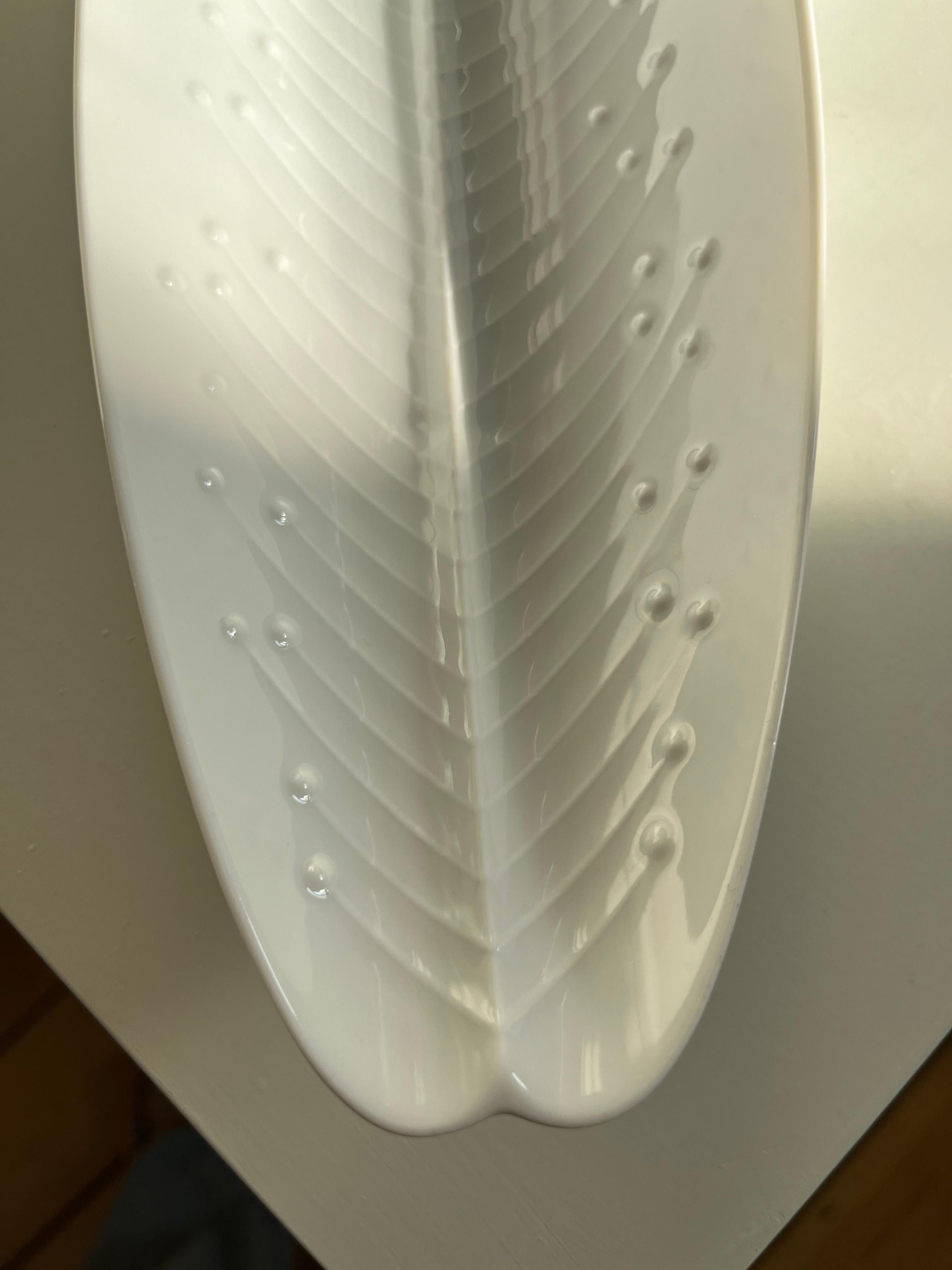 Plato Orgánico Hoja/Cáscara de mediados de siglo, Tapio Wirkkala para Rosenthal, 1960 Alemán en venta
