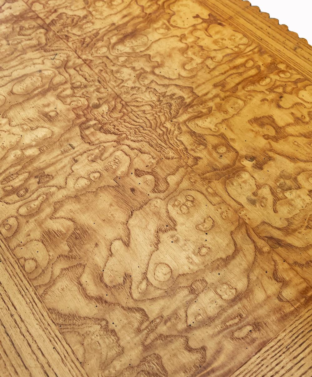 Mesa consola o mesa de sofá de bambú sintético y nudo orgánico moderno de mediados de siglo en venta 2
