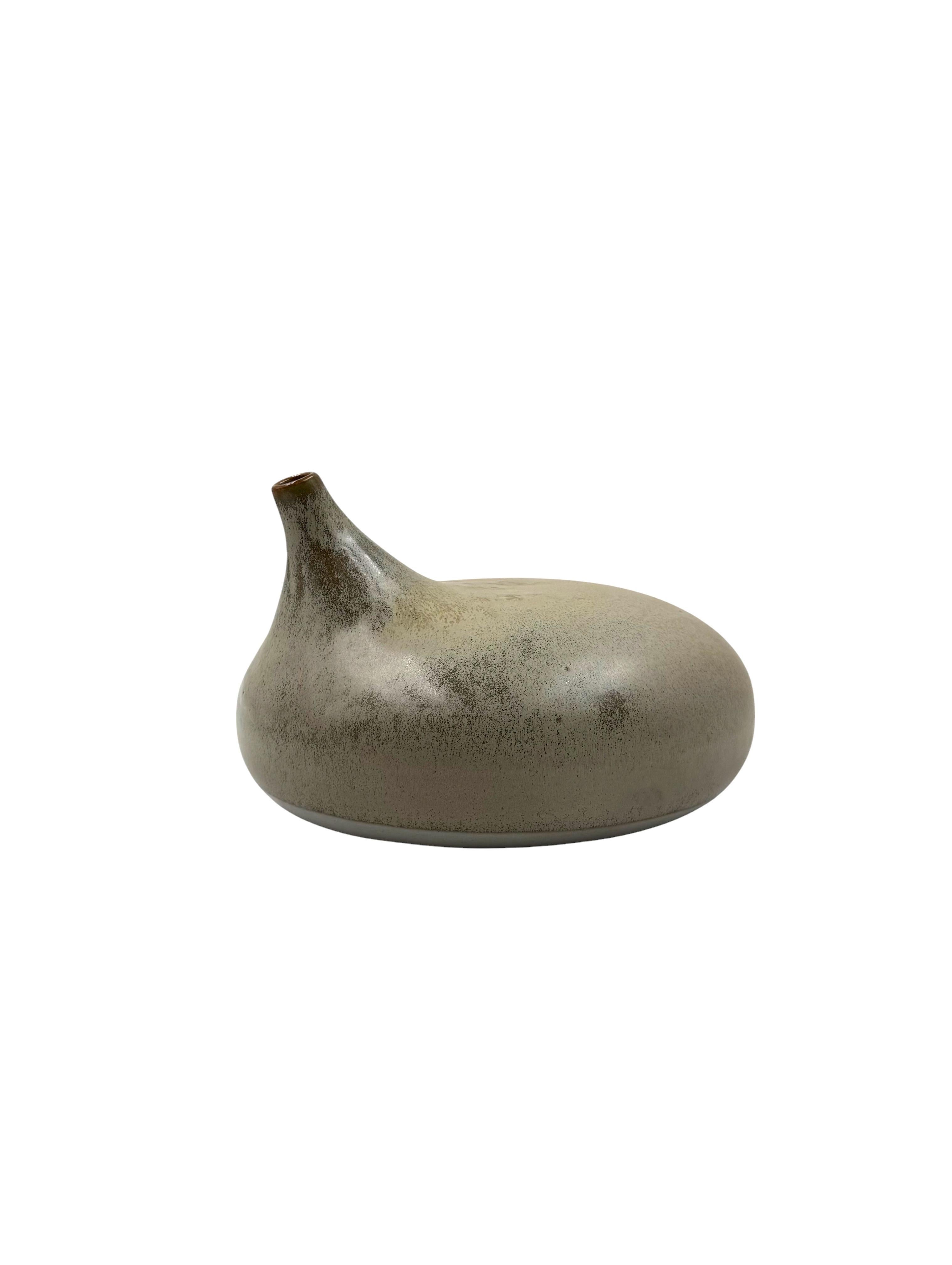 Mid-century organic modern gres vase, Franco Bucci Italy ca. 1970 in vendita 5