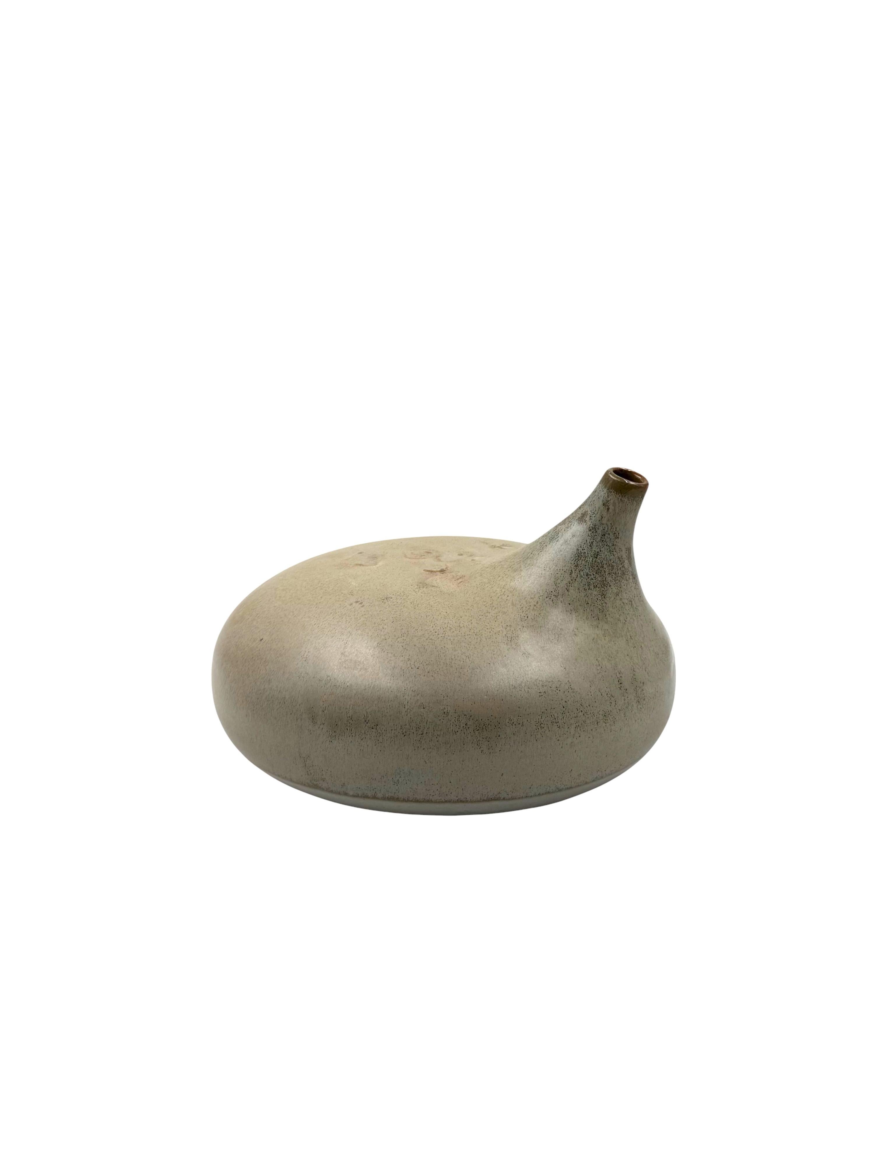 Mid-century organic modern gres vase, Franco Bucci Italy ca. 1970 in vendita 2