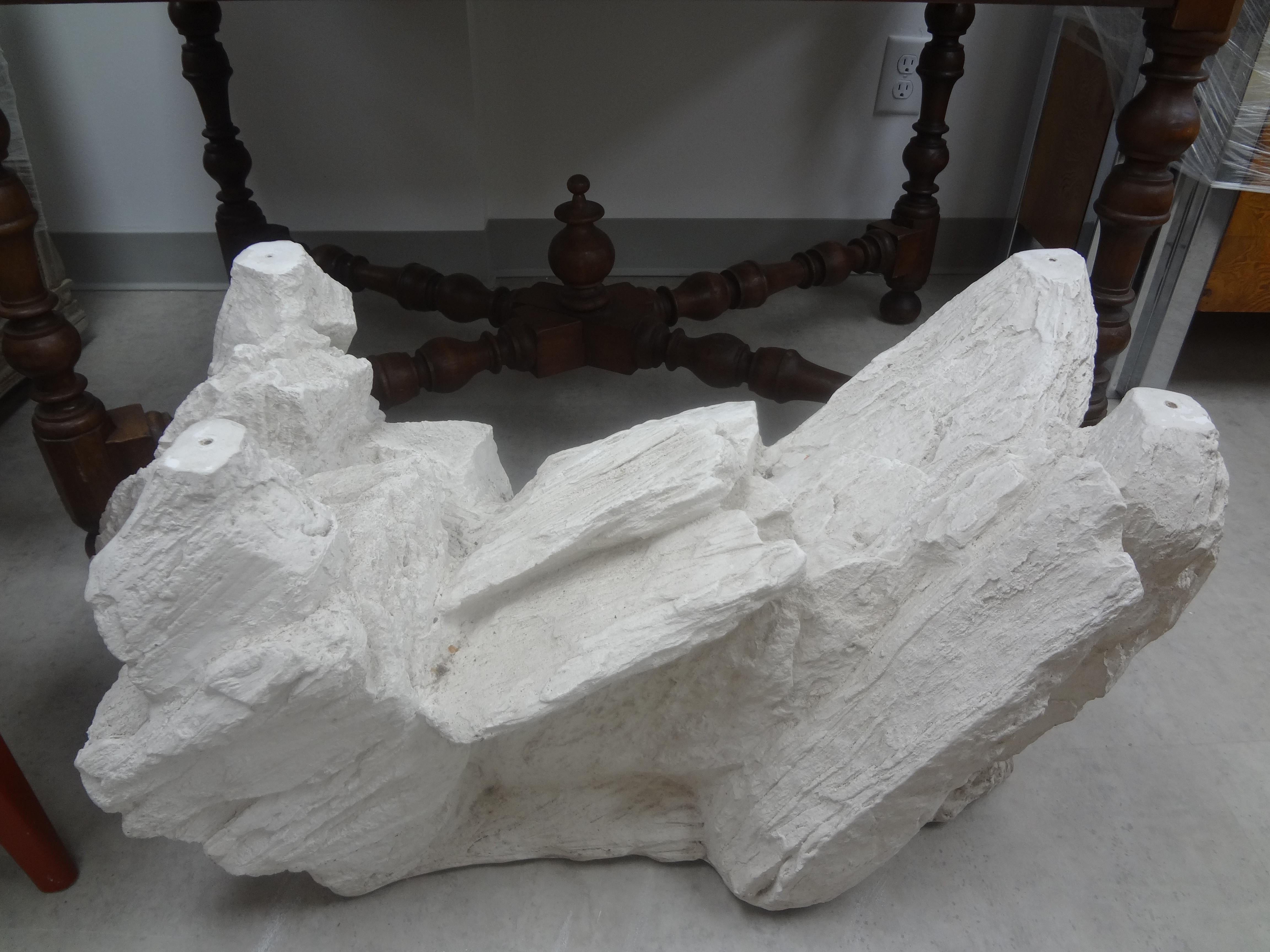 plaster table base