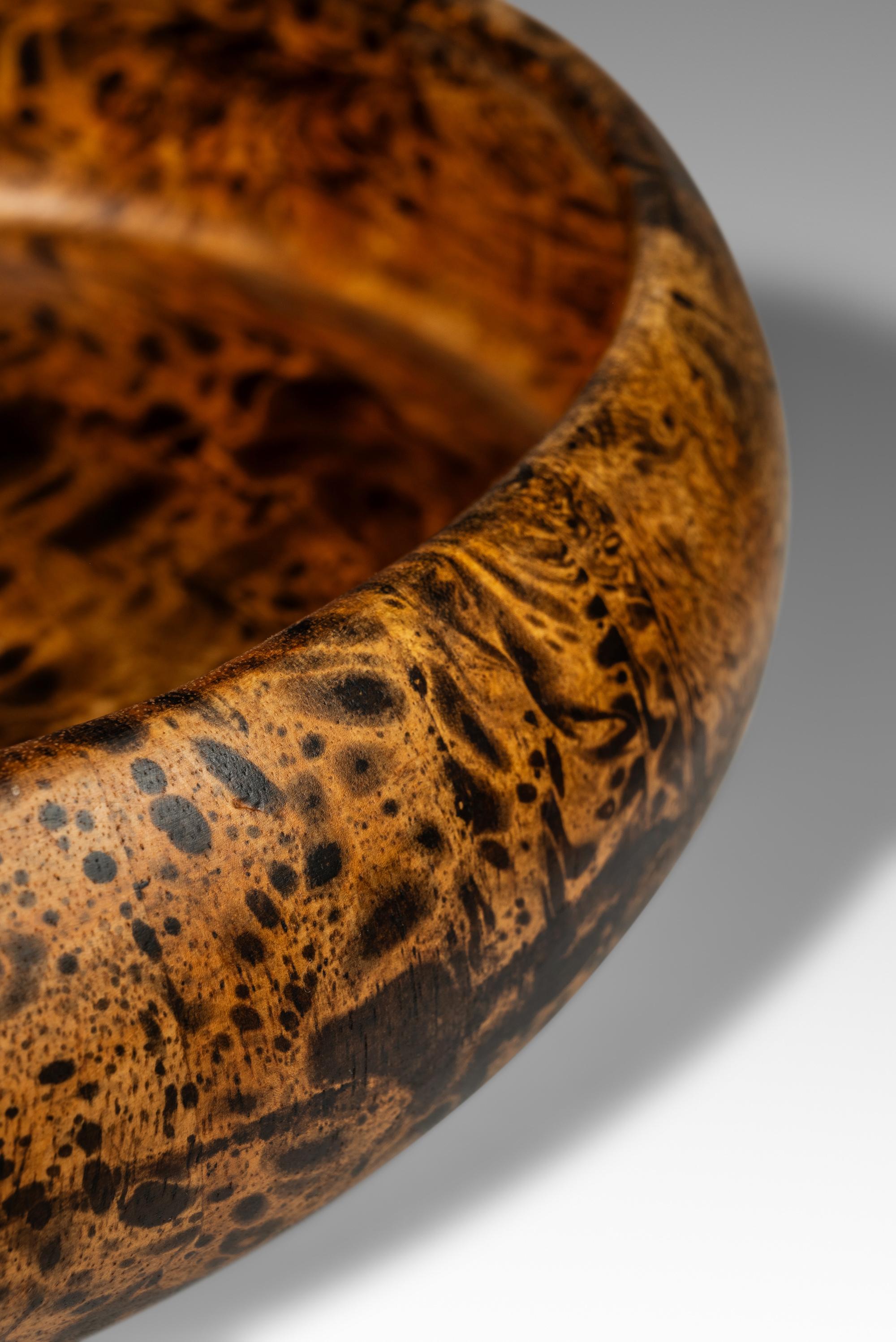 Mid-Century Organic Modern Serving Bowl Carved from Mango Wood, USA, c. 1960's 4